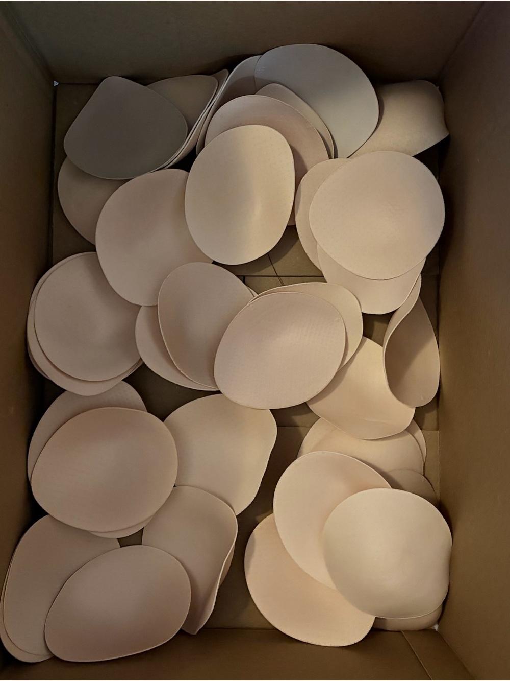 lululemon athletica Nude/Beige Bra Inserts